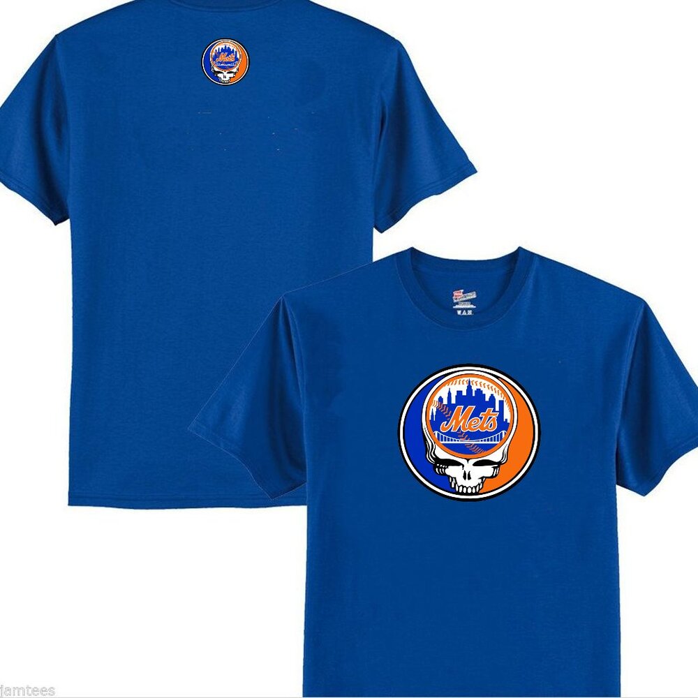 Grateful Dead NY Mets parody Steal your Base Royal Citifield T-shirt NWT